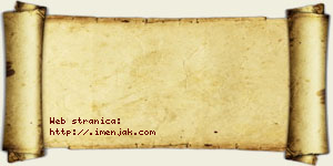 Nadja Brzaković vizit kartica